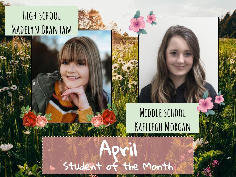 April: Student of the Month
