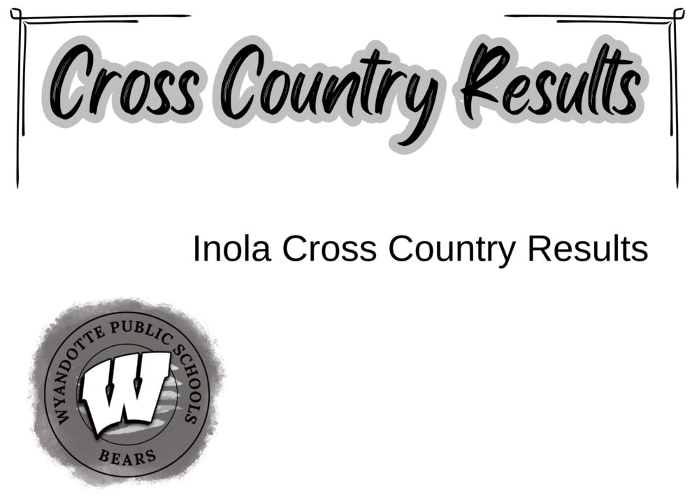 Inola Cross Country Results