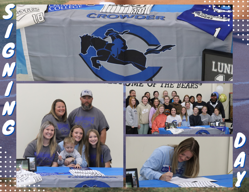 Taylor Lundien Signs a Letter of Intent to Play Softball at Crowder College