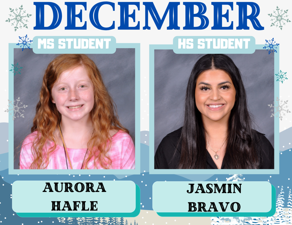 December Students of the Month