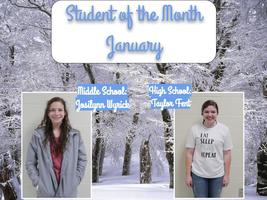 January: Student of the Month