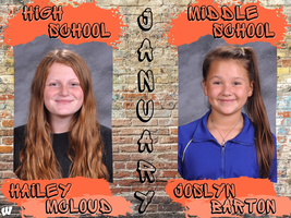 January: Student of the Month