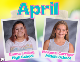 April: Student of the Month