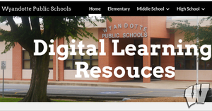 Digital Learning Resources Website