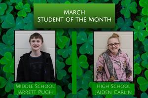 March: Student of the Month