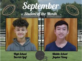 September: Student of the Month