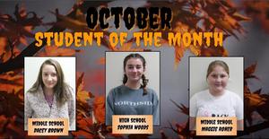 October: Student of the Month