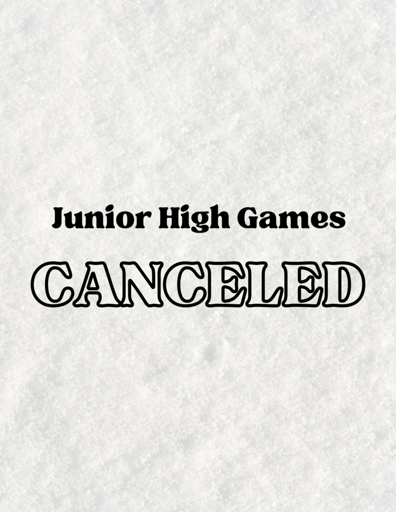 Junior High Games Canceled